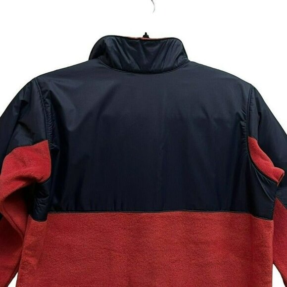 Mens columbia Basin Butte fleece full zip  Red And Navy Blue Cozy New NT Size L - Picture 9 of 12